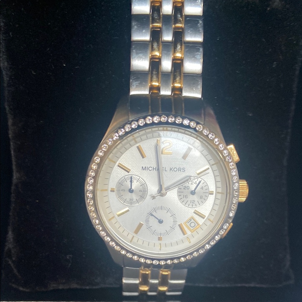 Michael Kors Silver and Gold Women's Watch